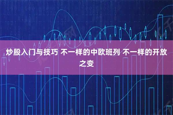 炒股入门与技巧 不一样的中欧班列 不一样的开放之变